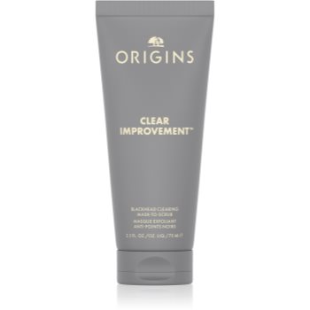 Origins Clear Improvement® Blackhead Clearing Mask-To-Scrub mască pentru curățarea porilor, împotriva punctelor negre - imagine 2